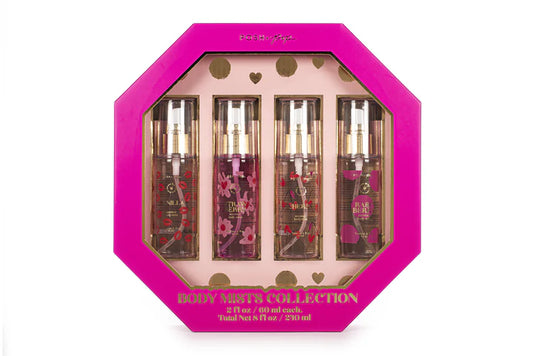 Posh Pop Pink Body Mist Collection 4 Pcs