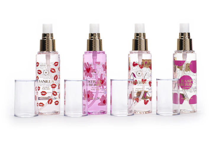 Posh Pop Pink Body Mist Collection 4 Pcs