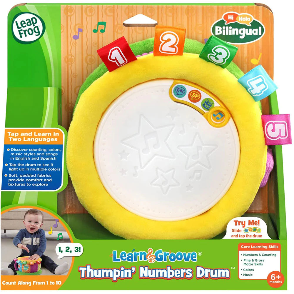 Learn And Groove Thumpin' Numbers Drum By Leap Frog