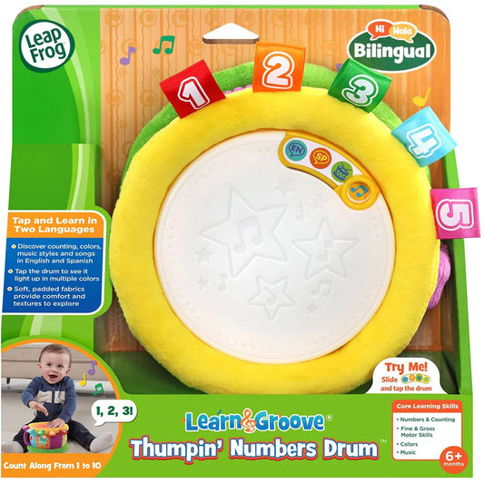 Learn And Groove Thumpin' Numbers Drum By Leap Frog