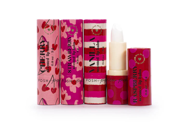 Posh Pop Set Of Lip Balms 4 Pcs