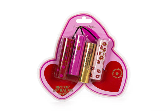 Posh Pop Set Of Lip Balms 4 Pcs