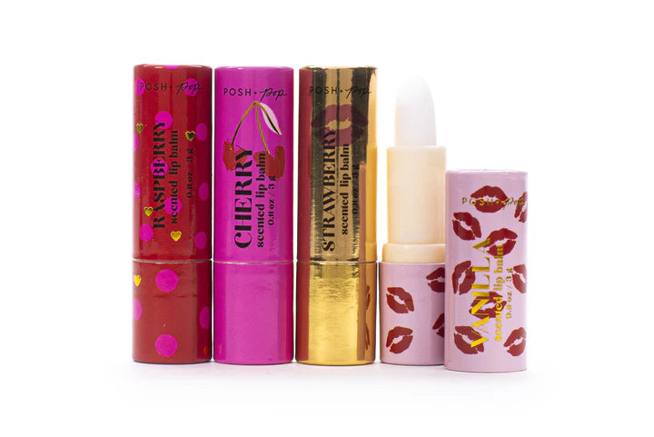 Posh Pop Set Of Lip Balms 4 Pcs