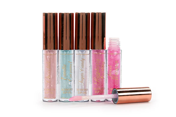 Simple Pleasures Hydrating Tinted Lip Oil Set 5 Pcs