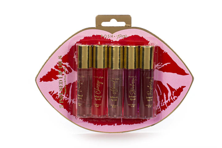 Posh Pop Infused Lip Oil 5Pcs