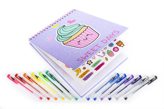 Sweet Days Spiral Scetchbook Set