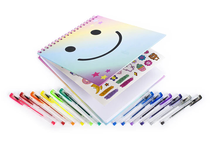 Smiley Spiral Scetchbook Set