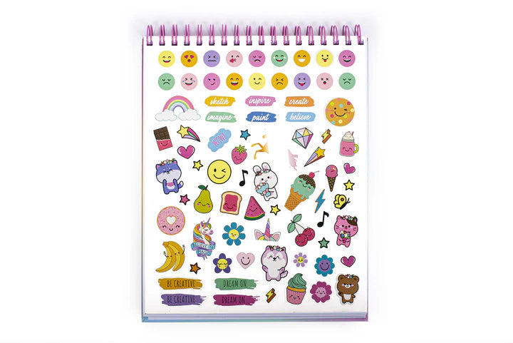 Smiley Spiral Scetchbook Set