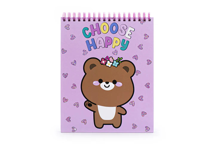 Choose Happy Spiral Scetchbook Set