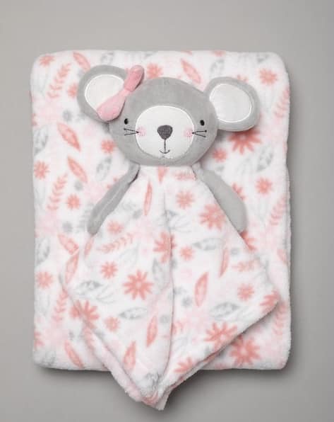 Coral Fleece Blanket with Matching Comforter