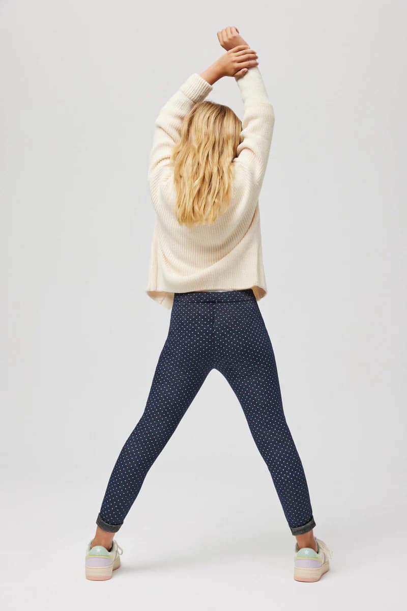 Denim Thermal Leggings