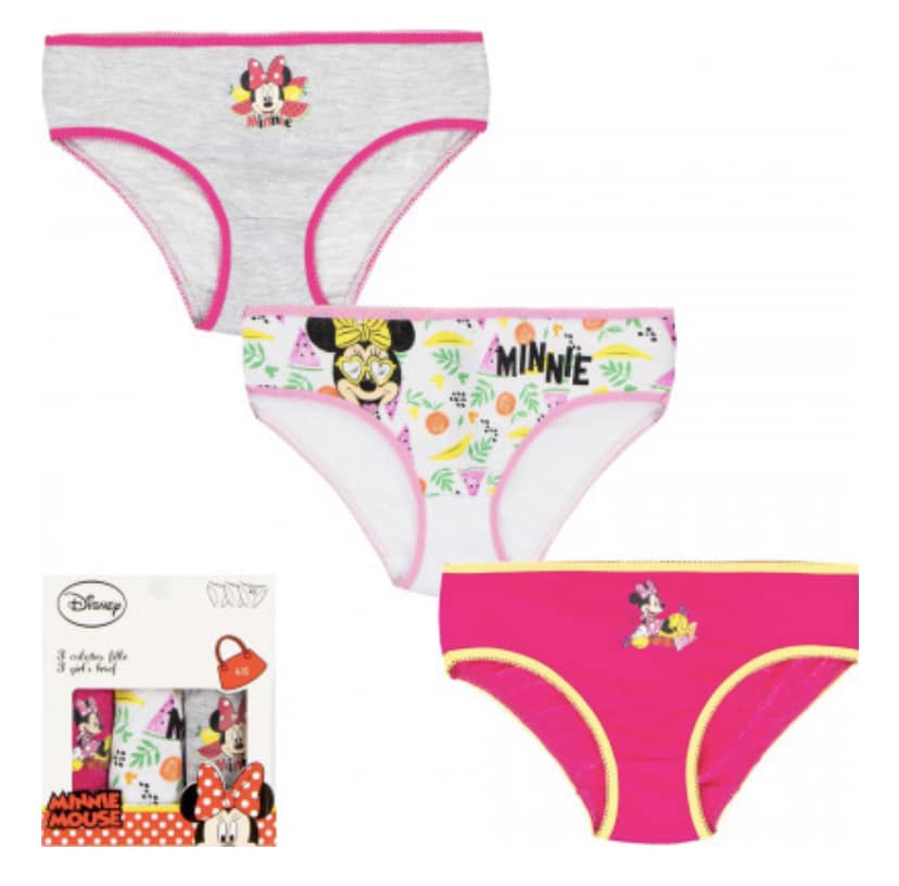 Pack of 3 Minnie Mouse Briefs