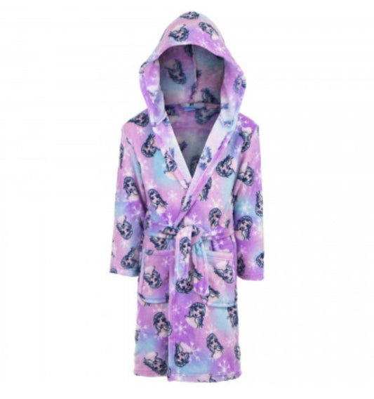 Frozen Coral Fleece Gown