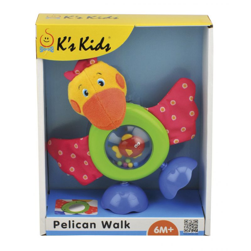 K's Kids Pelican Walk Soft Rattle